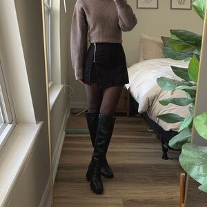 SOLD Zipper Detail Mini Skort